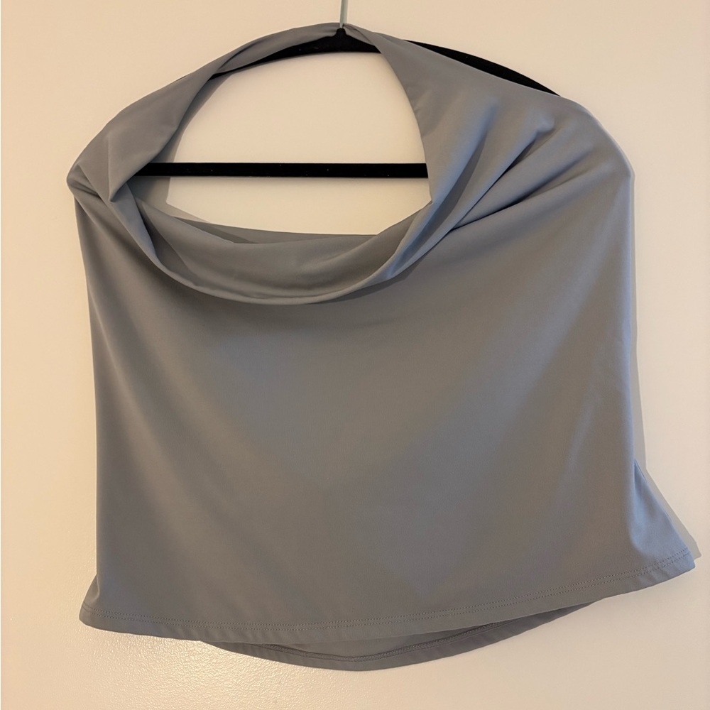 Abercrombie & Fitch Soft Blue Halter Top